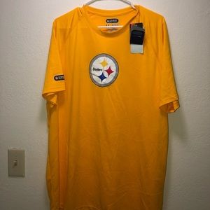 Under Armour Yellow Steelers Tshirt XL Loose Fit